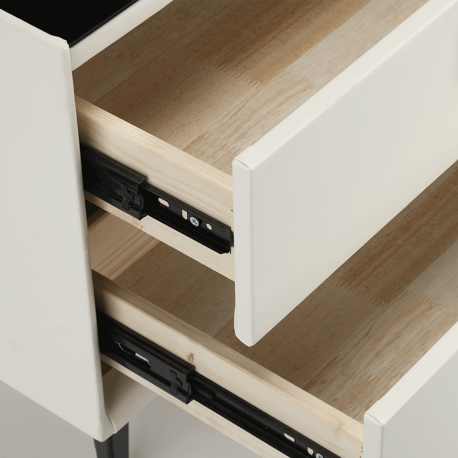 Bedside Table with Wireless Charging Function for Phones,