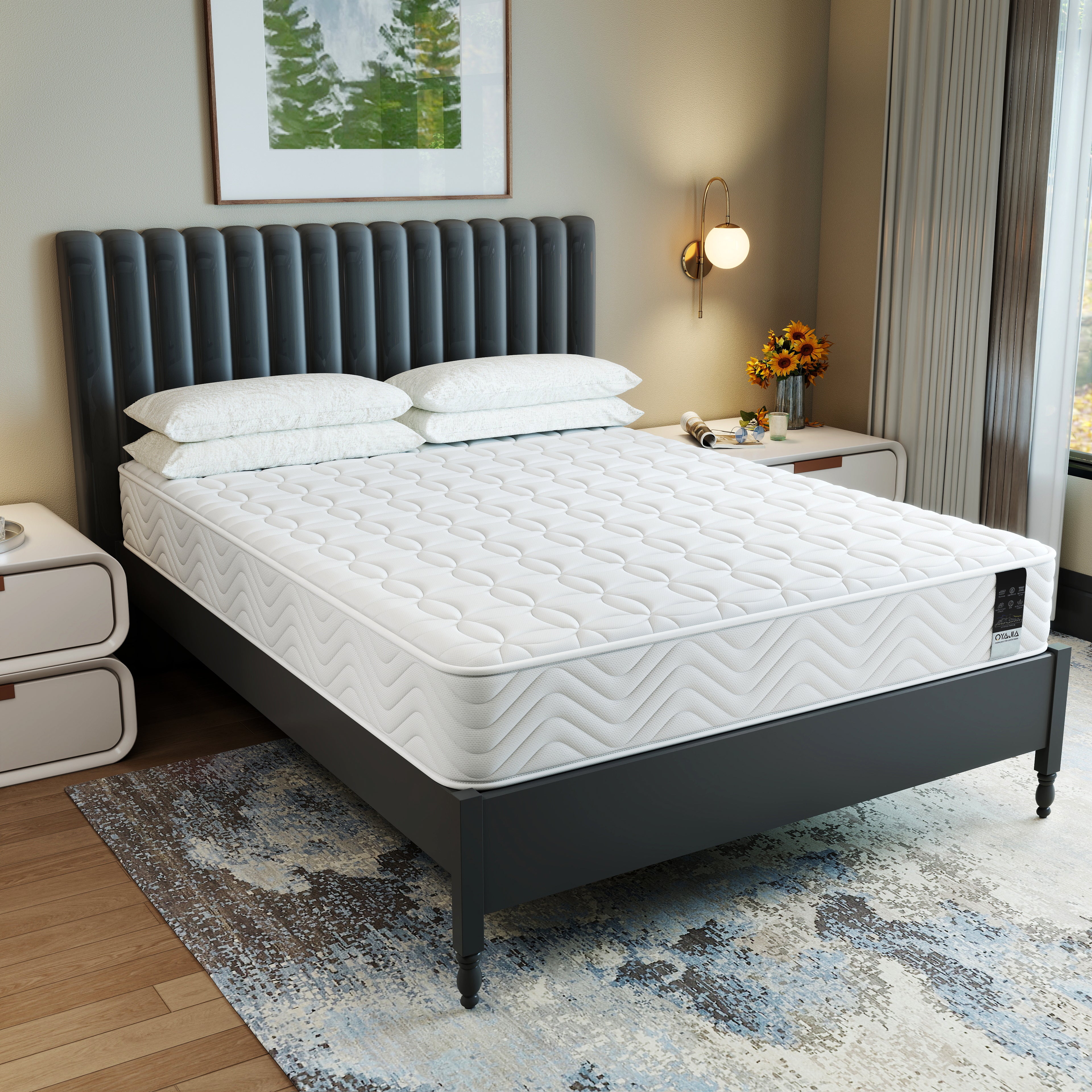 9-Inch Pocket Spring Mattress – Knitted Fabric Hybrid Mattress