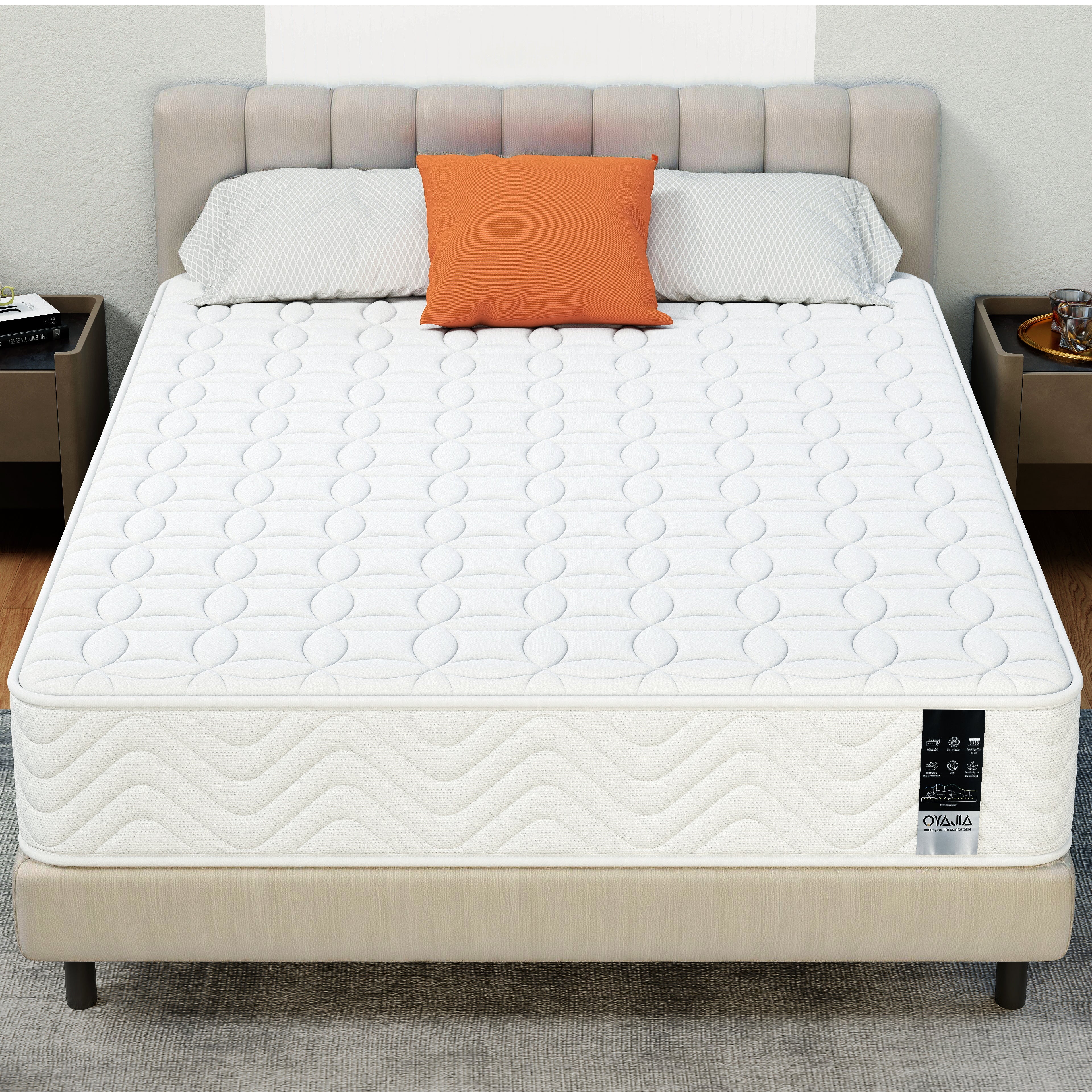 9-Inch Pocket Spring Mattress – Knitted Fabric Hybrid Mattress