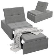 OYAJIA 3-in-1 Convertible Sofa Bed with Adjustable Backrest