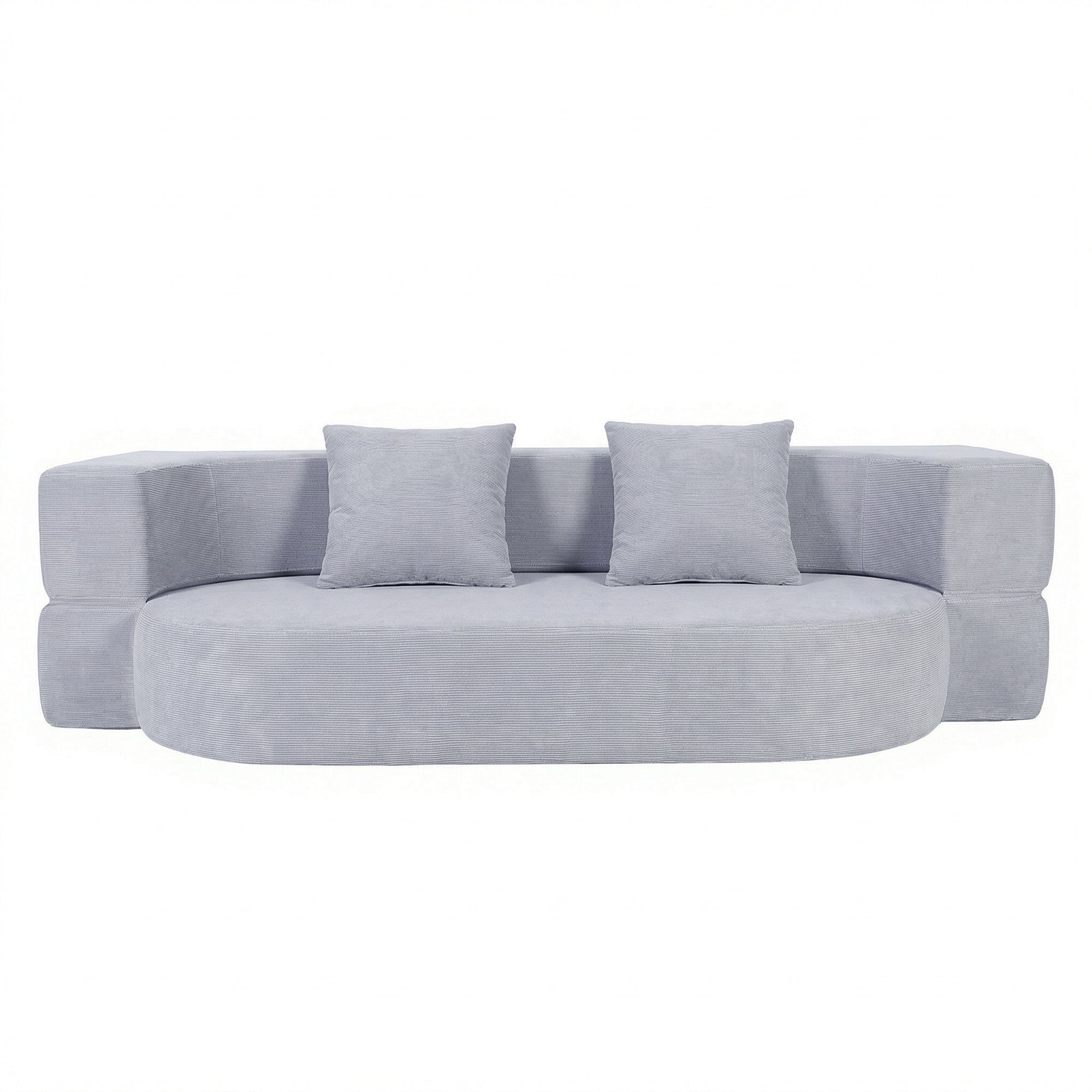 OYAJIA Foldable Sofa Bed with Two Pillows, 193 x 81 cm