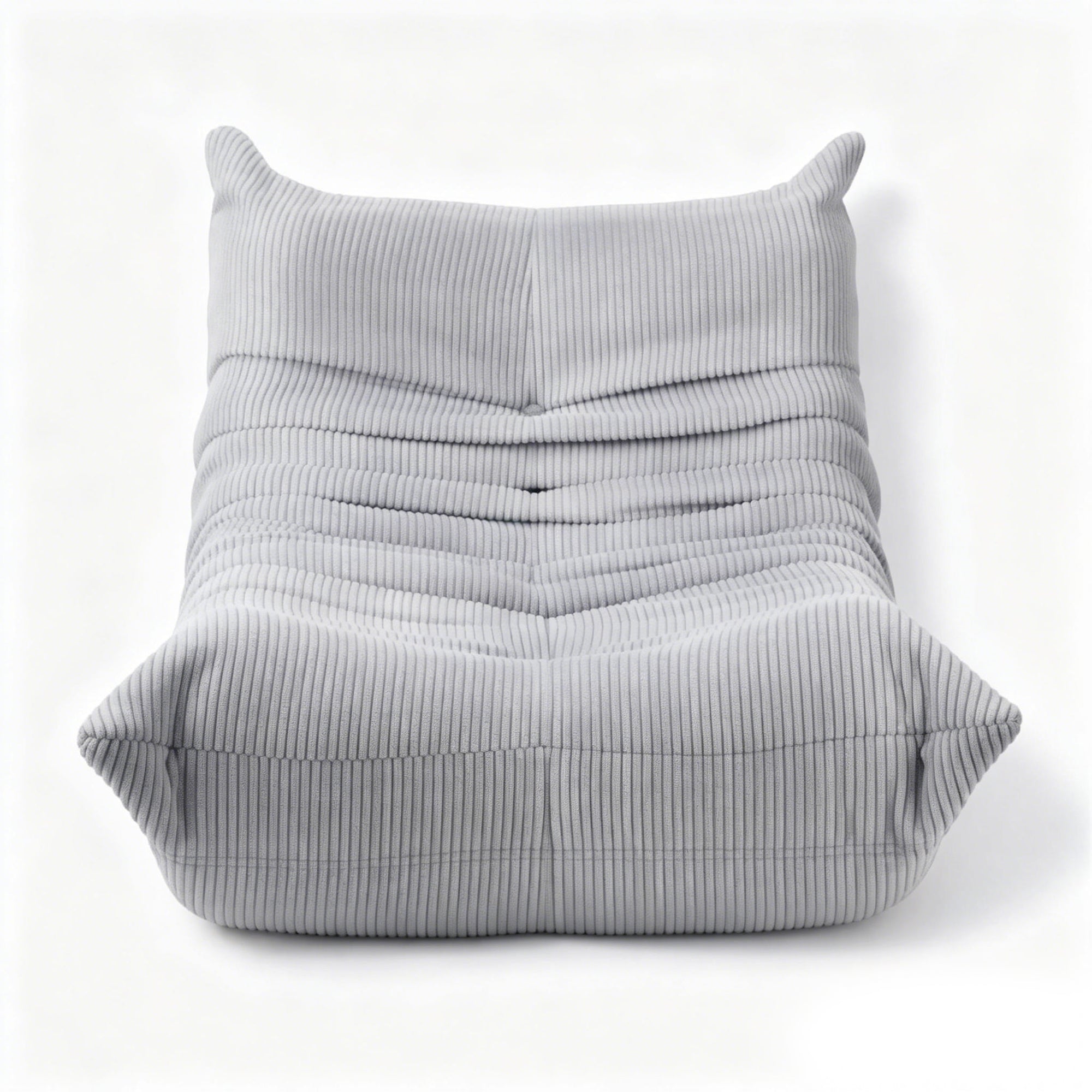OYAJIA Corduroy Bean Bag Chair with High-Density Foam and Backrest
