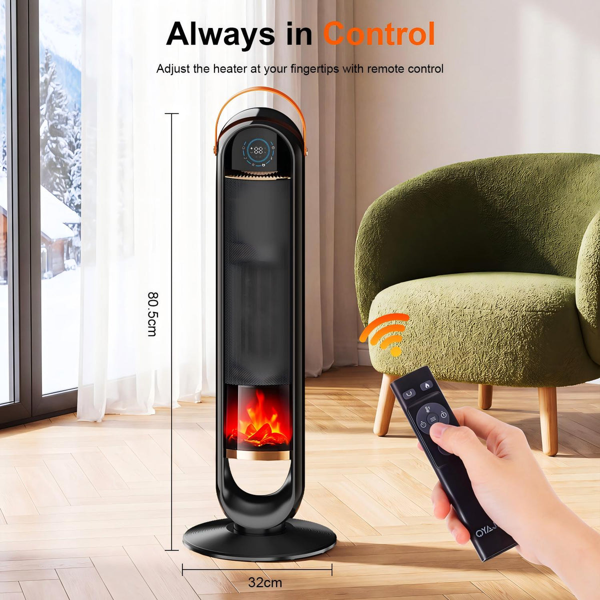OYAJIA 2000W Ceramic Space Heater