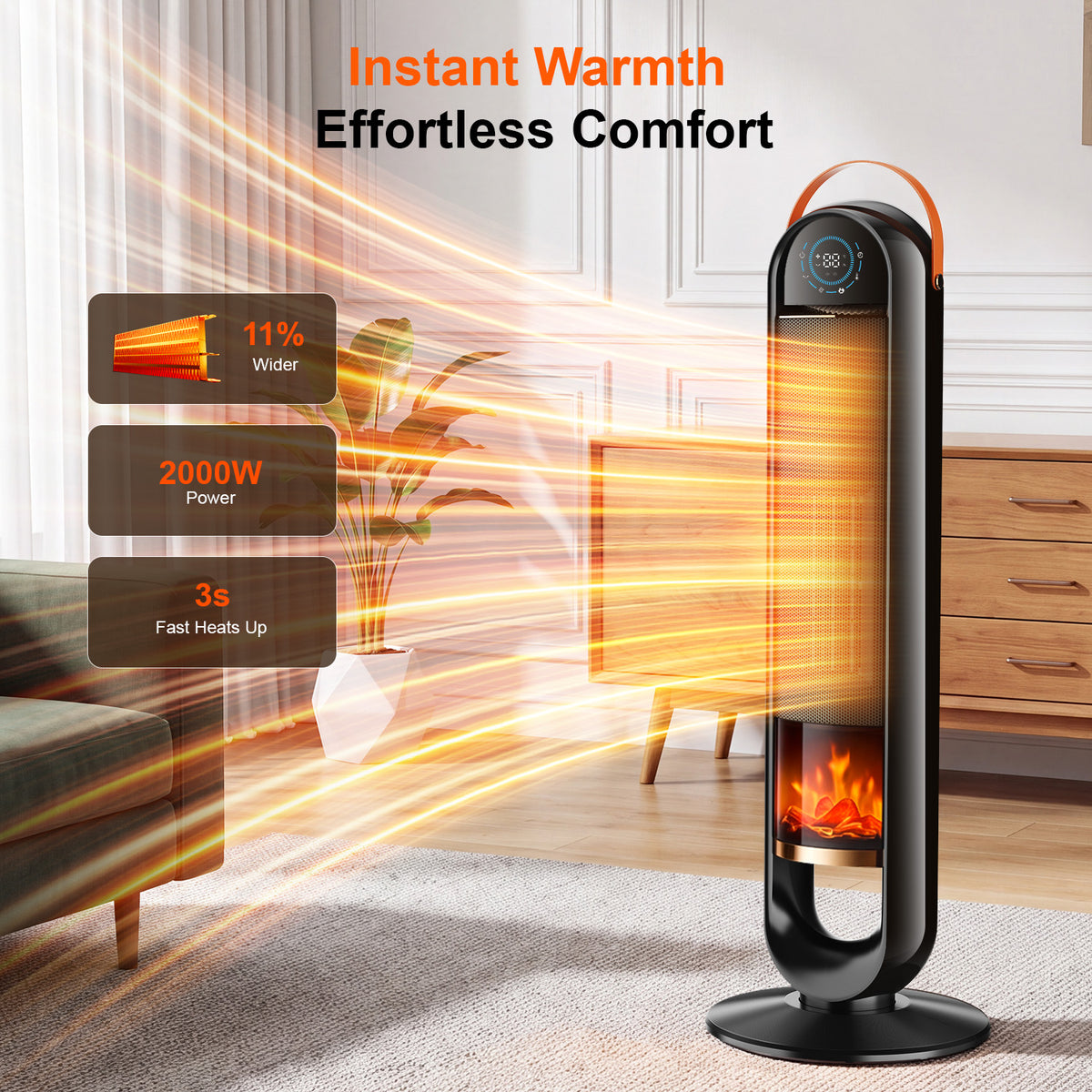 OYAJIA 2000W Ceramic Space Heater