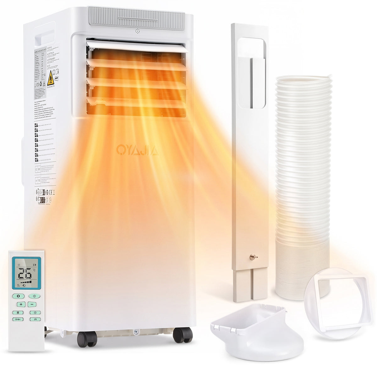 OYAJIA 4-in-1 Portable Air Conditioner with Heating