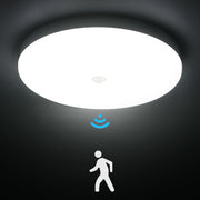 OYAJIA LED Motion Sensor Ceiling Light 18W, Cool White PIR Light for Hallway, Stairway and Balcony