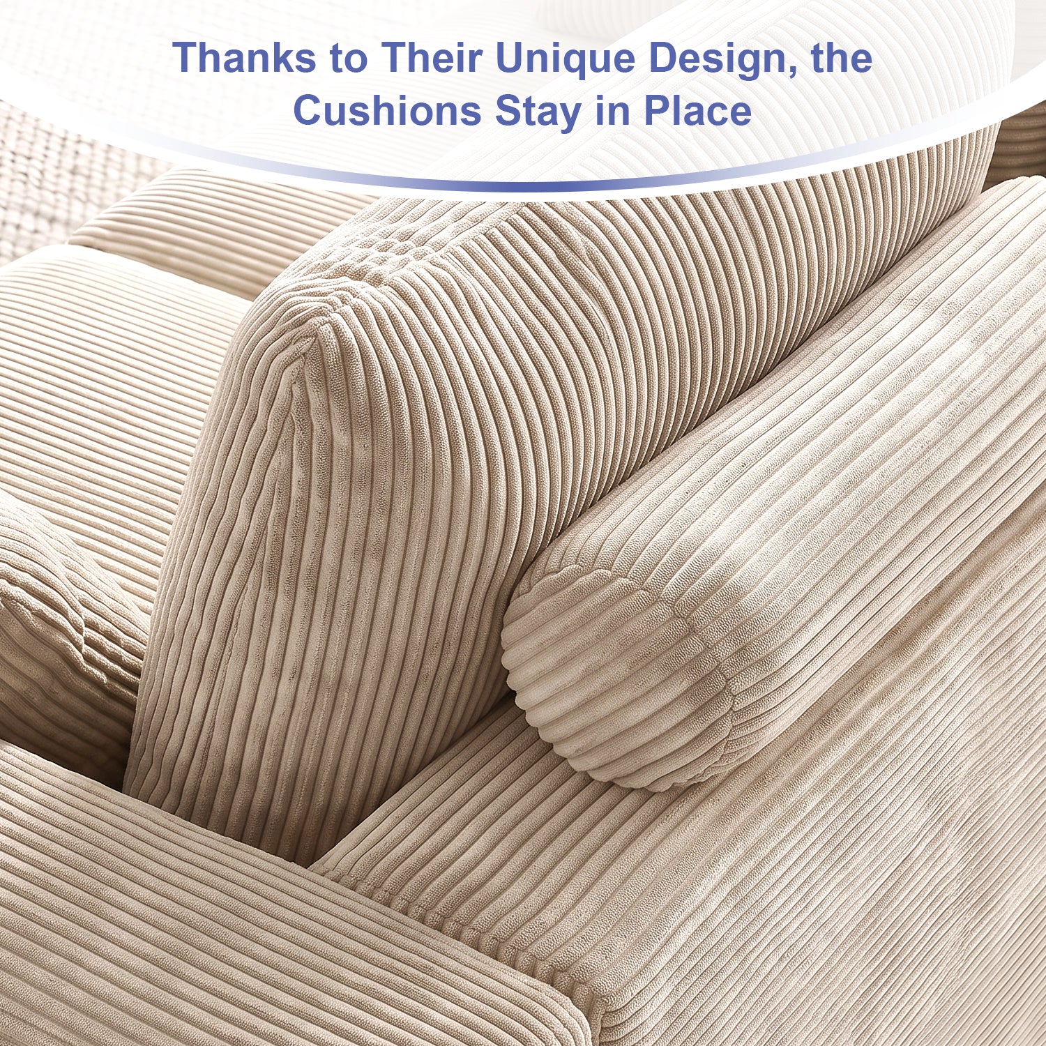 OYAJIA Modular Corner Sofa with Large Chaise Lounge, Sofa Bed, Vacuum-Packed Design