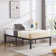 OYAJIA Schwerlast-Metall-Plattformbettgestell mit 40 cm Stauraum unter dem Bett